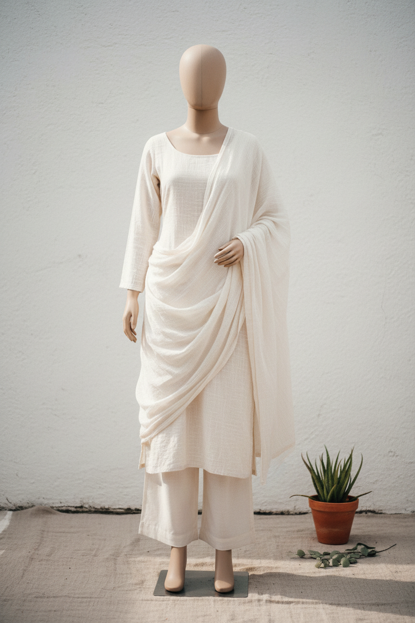 Khadi Mehak Everyday Suit