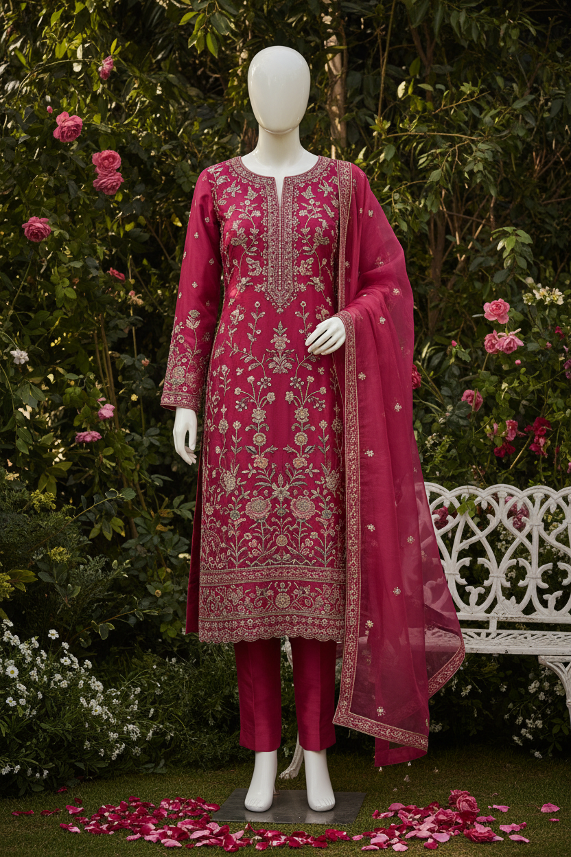 Rani Bagh Straight Suit